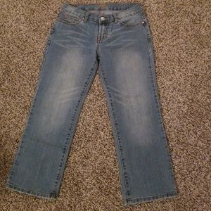 7 For All Mankind cropped denim, size 27